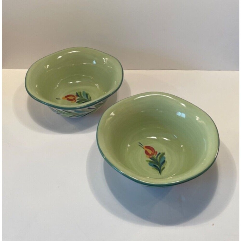 Southern Living at Home Gail Pittman Hand Painted Bowls Provence - Set of 2